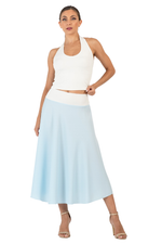 Load image into Gallery viewer, Pastel Crepe Dance Skirt With Two Slits