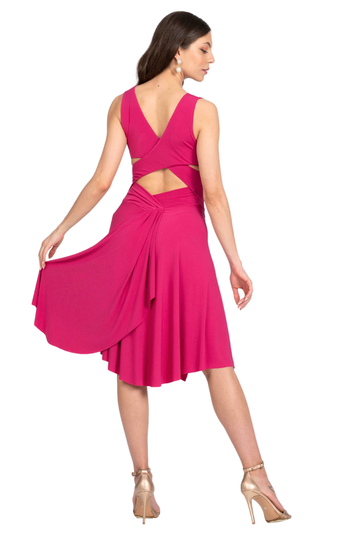 short tango dress Black Latin-Rhythm-Tango Dress | Perwinkle Accents