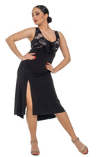 Load image into Gallery viewer, Crisscross Tango Dress with Lace Bust &amp; Back Movement
