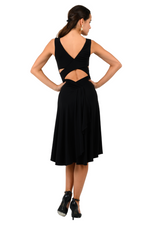 Load image into Gallery viewer, Crisscross Tango Dress with Back Draping
