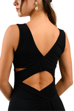 Load image into Gallery viewer, Crisscross Tango Dress with Back Draping
