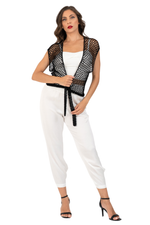 Load image into Gallery viewer, Crochet Front Tie Vest