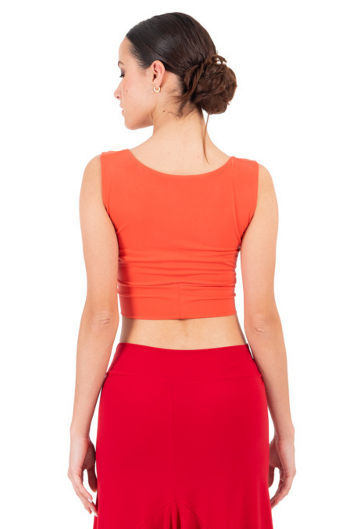 Crop Top with Center Gatherings