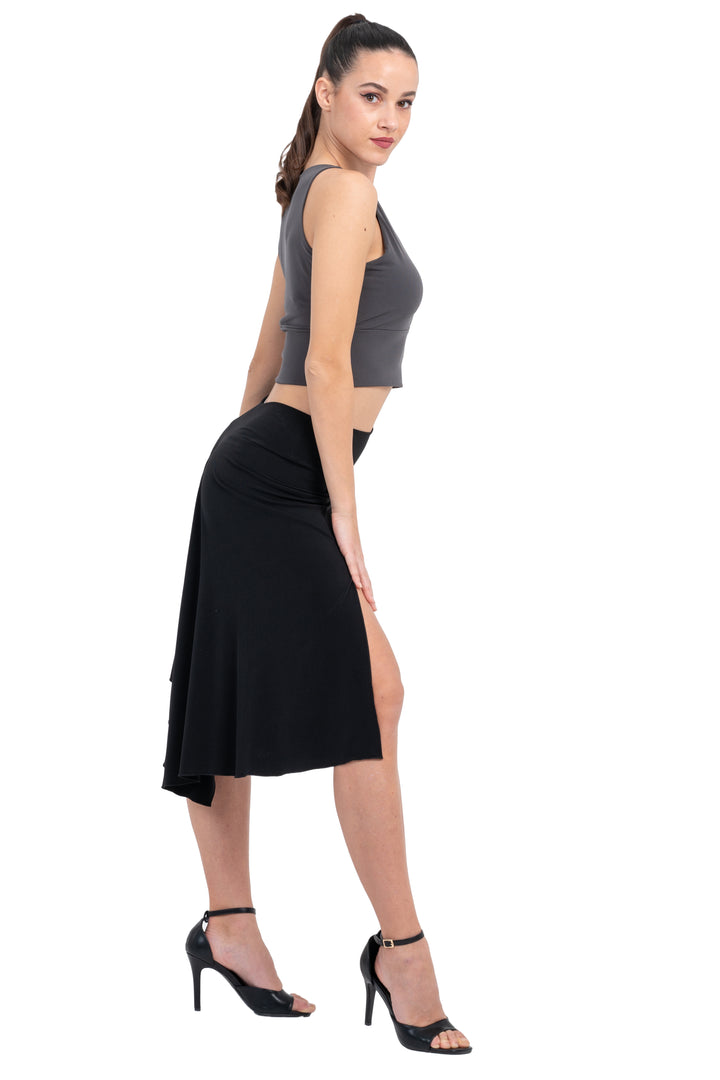 Dance Skirt With Back Movement