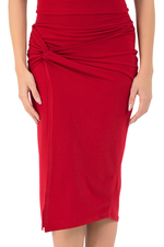 Load image into Gallery viewer, Dance Pencil Skirt With Twist Detail