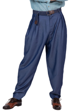 Load image into Gallery viewer, Denim-Like Tango Pants With Two Inverted Pleats