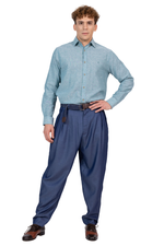 Load image into Gallery viewer, Denim-Like Tango Pants With Two Inverted Pleats
