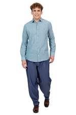 Load image into Gallery viewer, Monochrome Men's Linen Shirt
