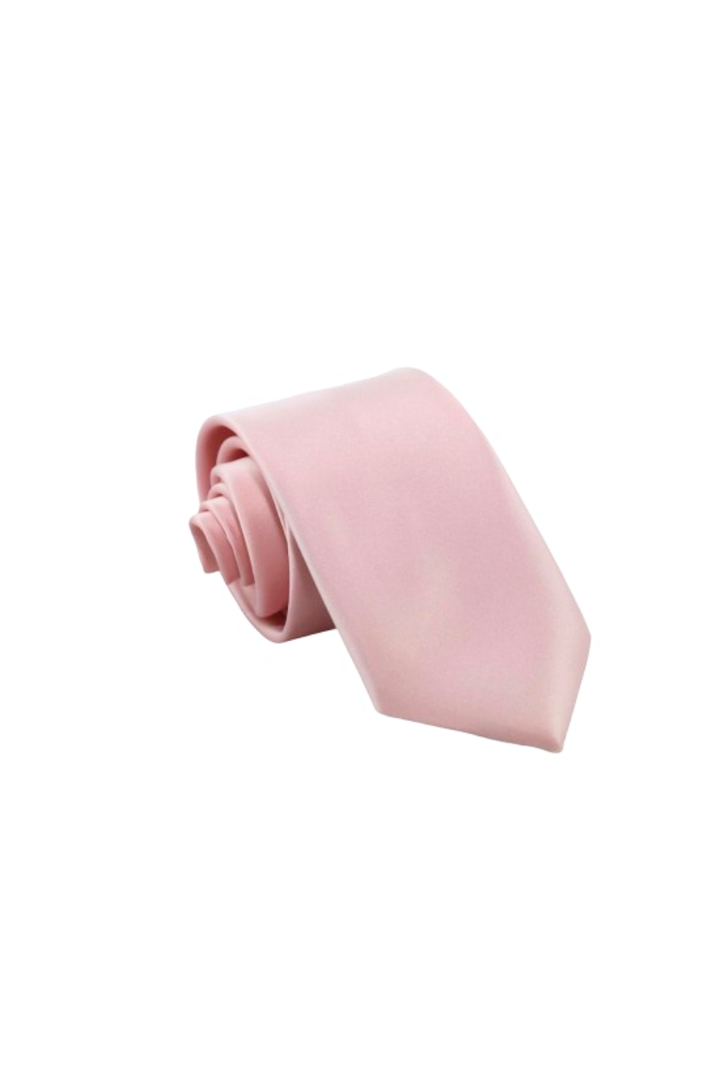 Dusty Pink Men's Satin Necktie