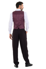 Load image into Gallery viewer, Eggplant Striped Men&#39;s Tango Vest
