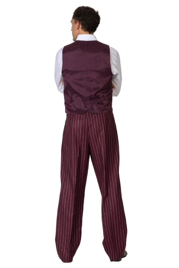 Eggplant Striped Men's Tango Vest