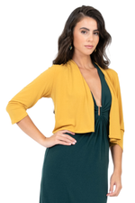 Load image into Gallery viewer, Elbow Sleeve Cropped Jacket