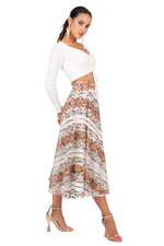 Load image into Gallery viewer, Ethnic Embroidered A-Line Midi Skirt
