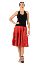 Load image into Gallery viewer, Ethnic Print A-Line Skirt