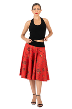 Load image into Gallery viewer, Ethnic Print A-Line Skirt