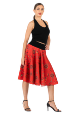 Load image into Gallery viewer, Ethnic Print A-Line Skirt
