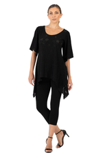 Load image into Gallery viewer, Eyelet Viscose Bell Dance Top