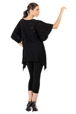 Load image into Gallery viewer, Eyelet Viscose Bell Dance Top