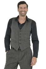 Load image into Gallery viewer, Dark Gray Men&#39;s Tango Vest
