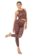 Load image into Gallery viewer, Fan Print High-Waisted Practice Leggings | conDiva Active