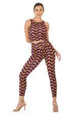Load image into Gallery viewer, Fan Print High-Waisted Practice Leggings | conDiva Active