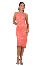 Load image into Gallery viewer, Fishtail Keyhole Lace Tango Dress
