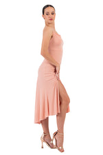 Load image into Gallery viewer, Fit &amp; Flare Keyhole Back Midi Tango Dress