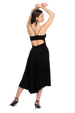 Load image into Gallery viewer, Fit &amp; Flare Keyhole Back Midi Tango Dress
