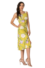 Load image into Gallery viewer, Floral Tango Dress With Slit
