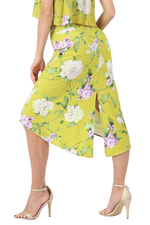 Load image into Gallery viewer, Floral Tango Skirt With Center Back Slit