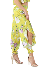 Load image into Gallery viewer, Floral Satin Floral Harem Style Tango Pants