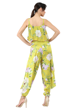 Load image into Gallery viewer, Floral Satin Floral Harem Style Tango Pants