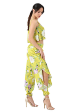 Load image into Gallery viewer, Floral Satin Floral Harem Style Tango Pants