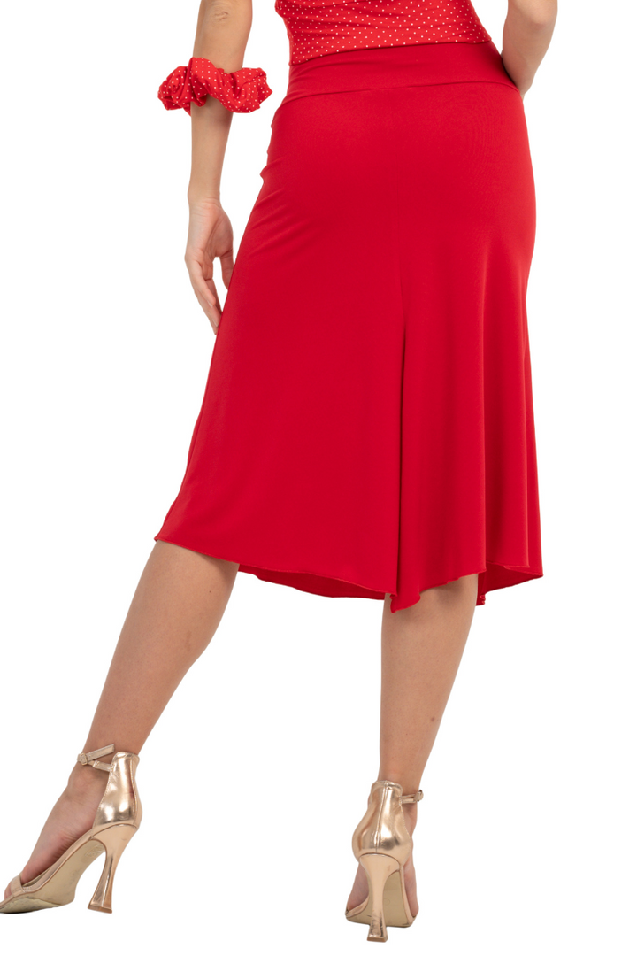 Flowy Tango Skirt With Side & Back Slits