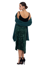 Load image into Gallery viewer, Forest Green Knit Scarf