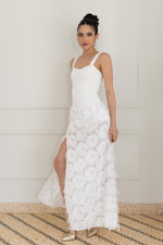 Load image into Gallery viewer, Fringe Wedding Tango Dress