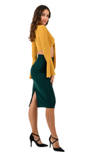 Load image into Gallery viewer, Pencil Skirt With Back Slit
