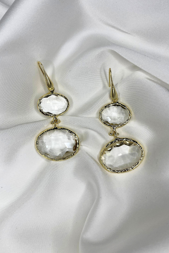 Gaia Clear Tango Earrings