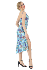 Load image into Gallery viewer, Garden Floral Print Gathered Tango Skirt with Slits
