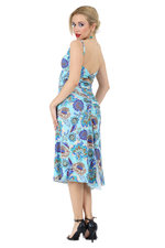 Load image into Gallery viewer, Garden Floral Print Gathered Tango Skirt with Slits