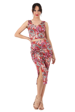 Load image into Gallery viewer, Garden Floral Print Sleeveless Crop Top