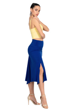 Load image into Gallery viewer, Gathered Tango Skirt with Slits
