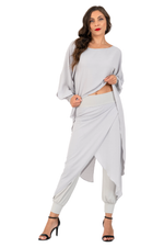 Load image into Gallery viewer, Georgette Long Tail Top With Lace Details