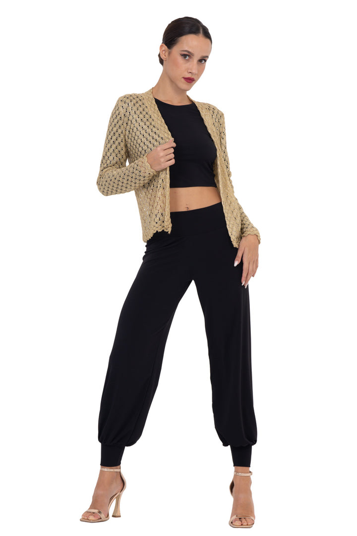 Gold Knitted Jacket