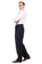 Load image into Gallery viewer, Graphite Tango Pants With Front Pleat