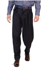 Load image into Gallery viewer, Graphite Tango Pants With Two Inverted Pleats