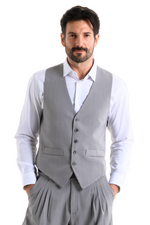 Load image into Gallery viewer, Light Grey Men&#39;s Tango Vest
