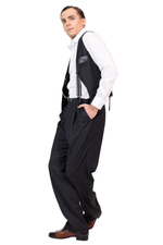 Load image into Gallery viewer, Graphite Men’s Tango Vest With Marble Lining