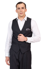 Load image into Gallery viewer, Graphite Men’s Tango Vest With Marble Lining