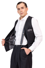 Load image into Gallery viewer, Graphite Men’s Tango Vest With Marble Lining